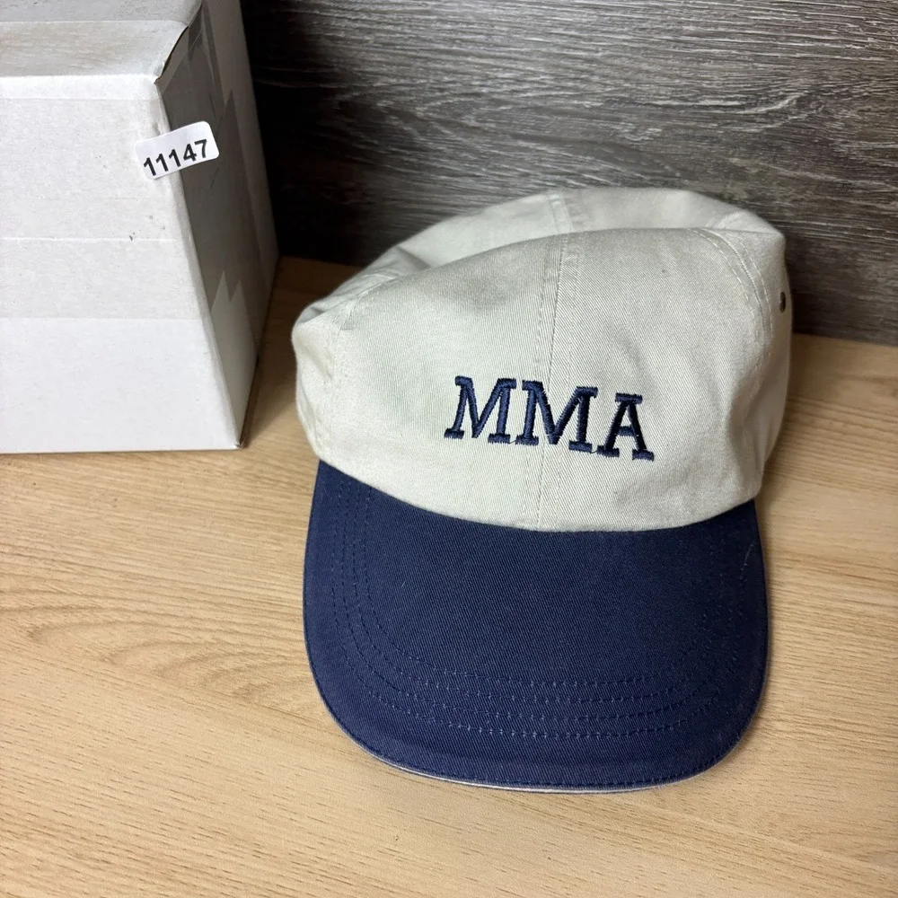 MMA Hat Cap Strap Back Brown Beige Blue Adjustable